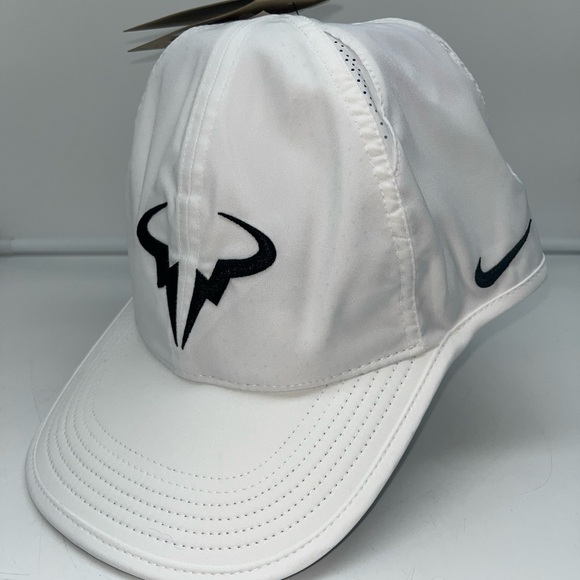 Nike Dri-Fit Club Unstructured Rafa Cap White Unisex L/XL FB5600-100 NWT - Picture 2 of 7